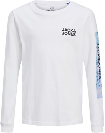 Jack & Jones Junior T-shirt long sleeve JCOYOU white 12213238
