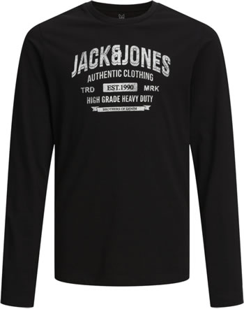 Jack & Jones Junior T-Shirt Langarm JJEJEANS NOOS black