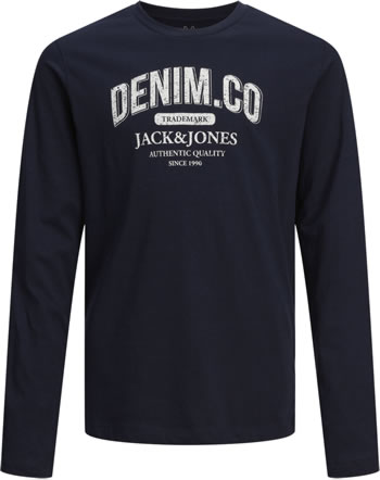 Jack & Jones Junior T-shirt long sleeve JJEJEANS NOOS navy blazer