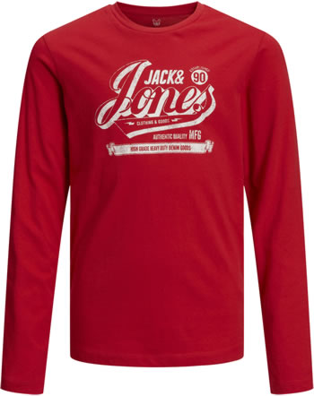 Jack & Jones Junior T-shirt long sleeve JJEJEANS NOOS true red