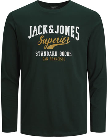 Jack & Jones Junior T-Shirt Langarm JJELOGO NOOS pine grove 12213080