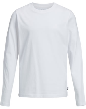 Jack & Jones Junior T-Shirt Langarm JJEORGANIC NOOS white 12197050