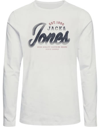 Jack & Jones Junior T-Shirt Langarm JPRBLUPAW cloud dancer