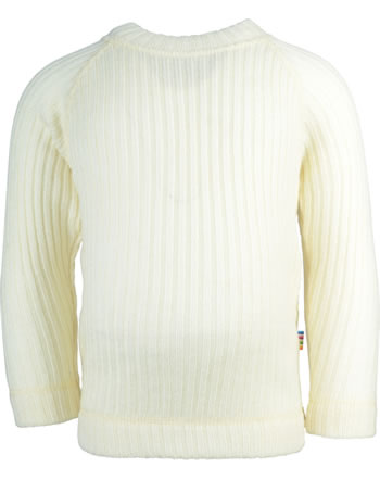 Joha Pull tricoté aspect côtelé merino wool natur