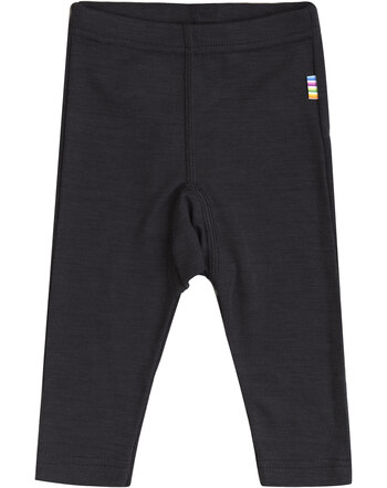 Joha Baby-Leggings aus Merinowolle/Seide - Schwarz