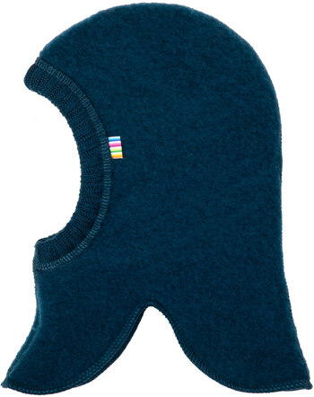 Joha Balaclava/Schlupfmütze aus Merino-Wollfleece - Dunkel Türkis