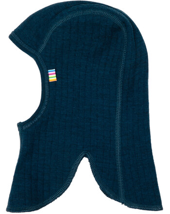 Joha Balaclava made of Merino Wool - Dunkel Türkis