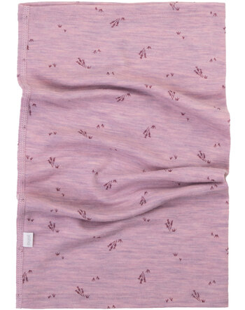 Joha Damen-Loop/Schlauchschal mit dezentem Print aus Merinowolle - Lilac Melange 🌿