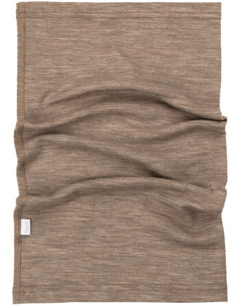 Joha Damen-Loop/-Schlauchschal aus Merinowolle/Seide - Beige Melange