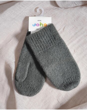 Joha Fäustlinge/Handschuhe aus Merinowolle - Dunkles Moos