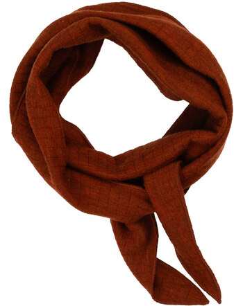 Joha Halstuch/Schal für Damen aus doppellagiger Merinowolle - Rostfarbe
