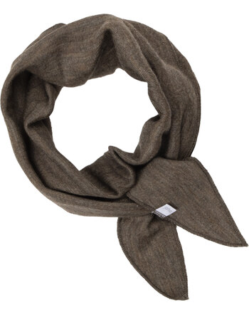 Joha Halstuch/Schal für Damen aus Merinowolle und Seide - Dark Brown