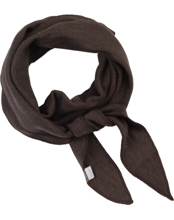 Joha Halstuch/Schal für Damen aus Merinowolle und Seide - Dark Brown