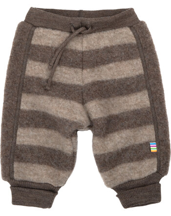 Joha Cardigan made of Merino-Woolfleece - Braun