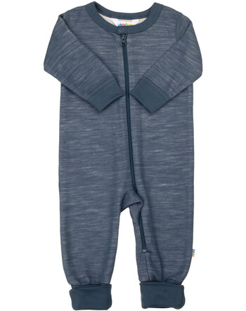 Joha Jumpsuit/Overall aus Merinowolle/Bambus-Viskose - Dark Denim
