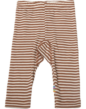 Joha Kids leggings Merino wool/silk brown/striped