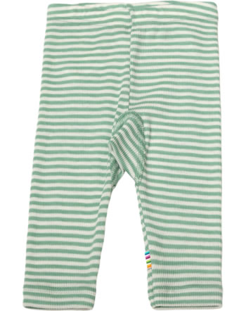 Joha Kids leggings Merino wool/silk green/striped