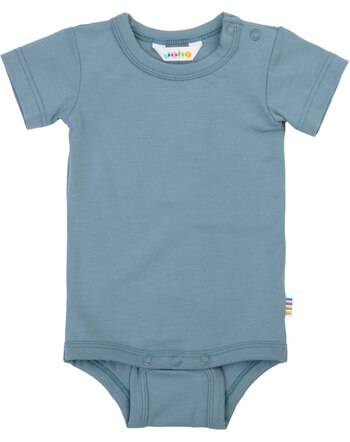 Joha Kurzarmbody aus Bambus-Viskose/Lycra - Blau