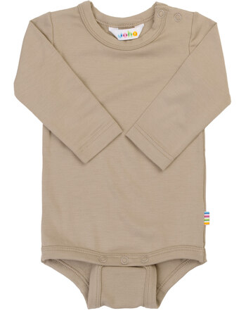 Joha Langarmbody aus Bambus-Viskose/Lycra - Beige