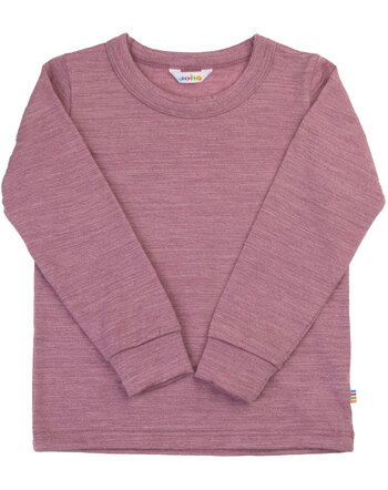 Joha Langarmshirt aus 100 % Merinowolle - Bordeaux