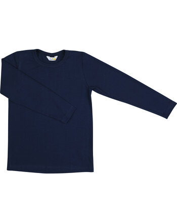 Joha Langarmshirt aus Bambus-Viskose/Lycra - Dunkelblau
