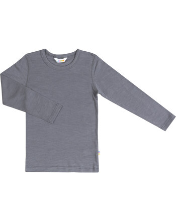 Joha Langarmshirt aus Merinowolle/Seide - Grau