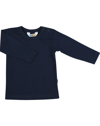 Joha Langarmshirt unifarben aus Bambus-Viskose/Lycra - Dark Blue