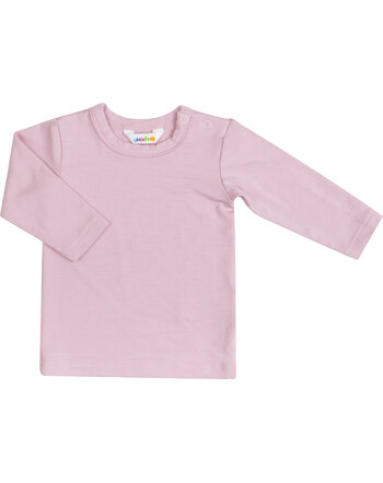 Joha Langarmshirt unifarben aus Bambus-Viskose/Lycra - Old Rose 💗