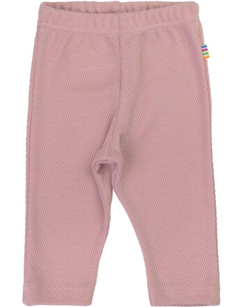 Joha Leggings mit Piqué-Struktur aus Bio-Baumwolle - Rosa
