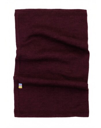 Joha Loopschal aus Merinowolle mit Rippstruktur - Burgundy