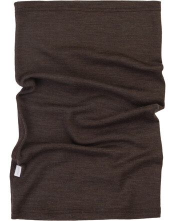 Joha Loopschal für Damen aus Merinowolle und Seide - Dark Brown