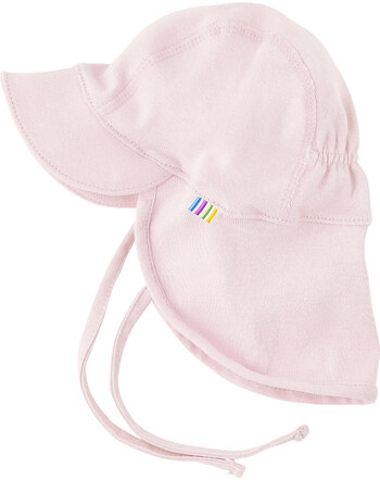 Joha Schirmmütze zum Binden & mit Nackenschutz aus Bambus-Viskose/Lycra - Altrosa