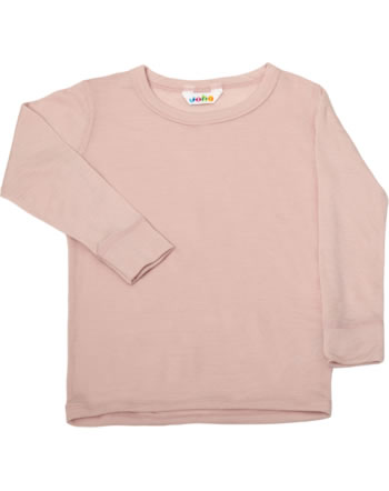 Joha Shirt long sleeve merino wool pink