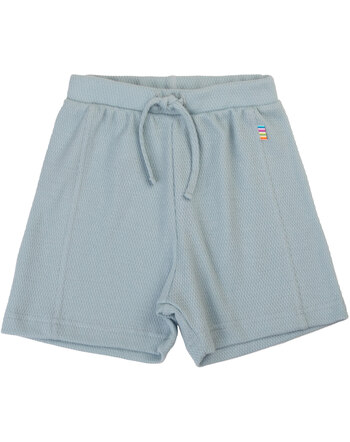 Joha Shorts mit Piqué-Struktur aus Bio-Baumwolle - Blau