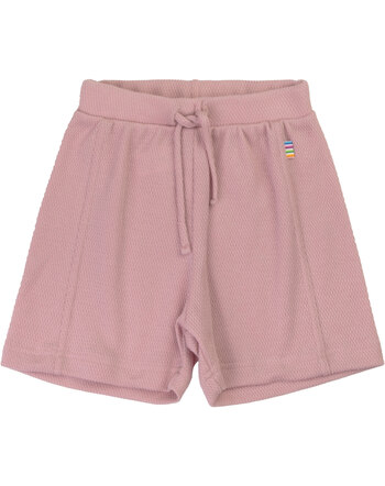 Joha Shorts mit Piqué-Struktur aus Bio-Baumwolle - Rosa
