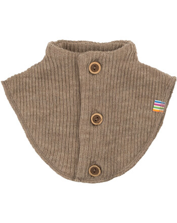 Joha Strick-Krageneinsatz/-Rollkragen aus 100 % Merinowolle - Beige Melange