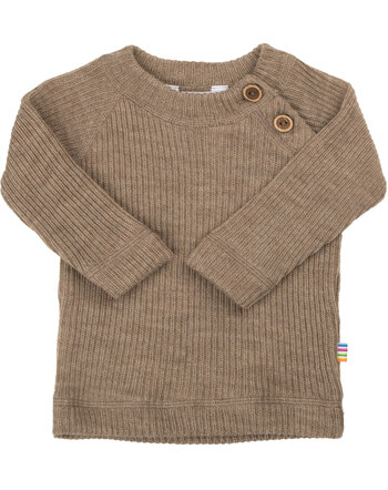 Joha Strick-Pullover aus 100 % Merinowolle - Beige Melange