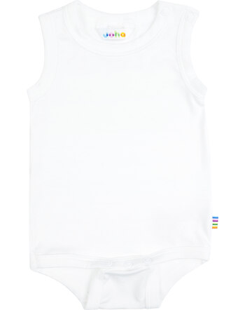 Joha Trägerbody uni aus Bambus-Viskose/Lycra - White