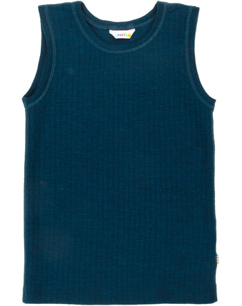 Joha Unterhemd aus Merinowolle - Dunkel Türkis