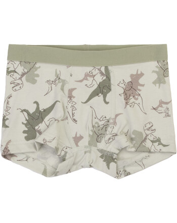 Joha Unterhose für Jungen mit Dino-Print aus Bio-Baumwolle - Hellgrün