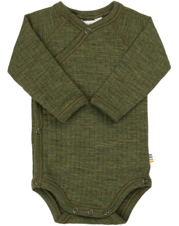 Joha Wickelbody aus Merinowolle - Olive