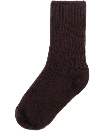 Joha Wollsocken in Rippoptik für Herbst und Winter - Brown