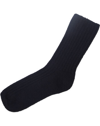 Joha Wollsocken in Rippoptik für Herbst und Winter - Navy