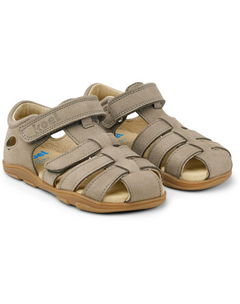 Koel Barfuß-Klettsandale 'Ola' für mittelbreite Füße - Grey