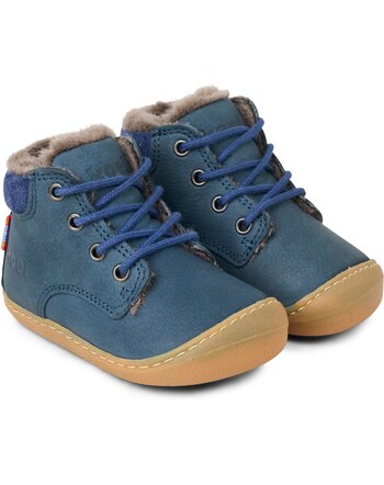 Koel Barfuß-Winterschuh Bill Lambswool - Blue