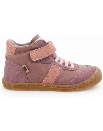 Koel Barfuß-Winterstiefel 'Daniel 3.0 Suede' mit TEX-Membran und Elastikverschluss - Alt Rosa