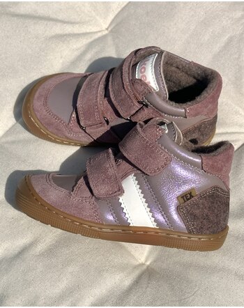 Koel Barfuß-Winterstiefel 'Douro Tex' mit TEX-Membran und Klettverschluss - Alt Rosa 💖