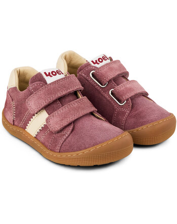 Koel Kinder-Barfußschuh 'Denis Suede 3.0' mit mittlerer Zehenbox - Alt Rosa