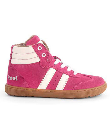 Koel Kinder-Barfußschuhe 'Drew Merino' aus Leder - Fuchsia