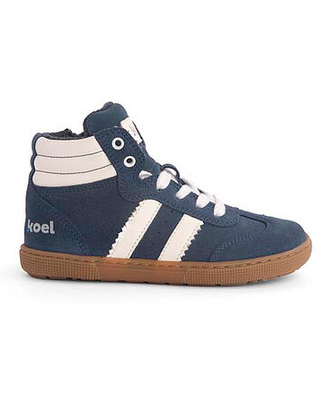 Koel Kinder-Barfußschuhe 'Drew Merino' aus Leder - Jeans